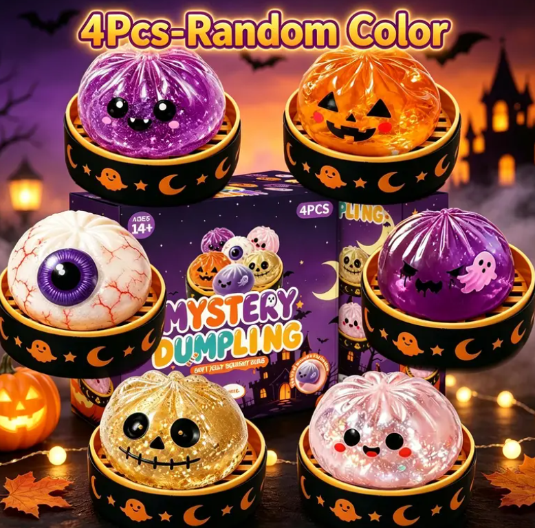 Halloween squishy dumplings